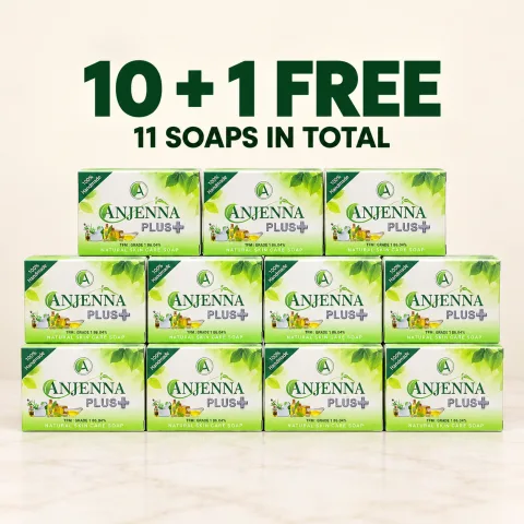 Anjenna Plus Natural Skin Care Soap combo — 10 + 1 free, 11 soaps