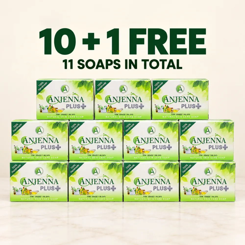 Anjenna Plus Natural Skin Care Soap combo — 10 + 1 free, 11 soaps